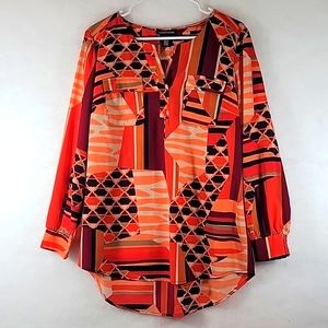 NWOT Valorie Stevens Long Sleeve  Pullover Blouse Size M